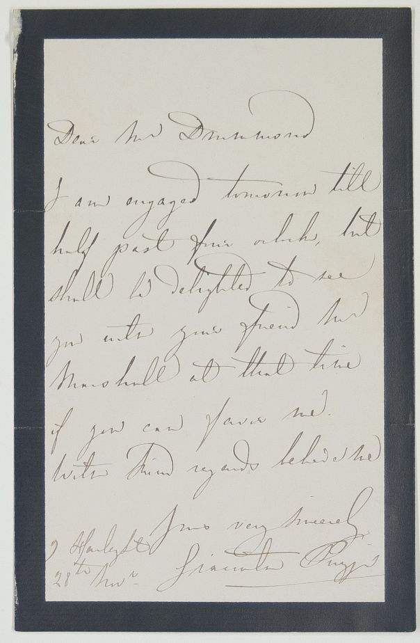 (Giacinta, 1807-1889, Italian Soprano) — Sophie Dupré Autographs
