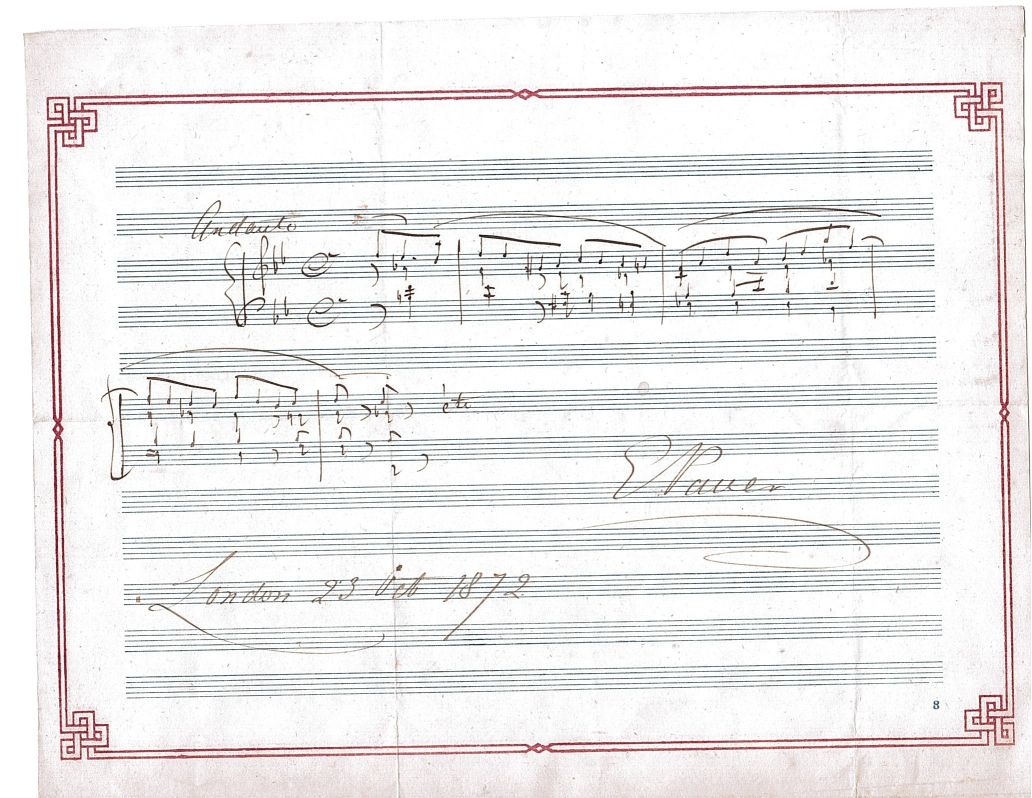 (Ernst, 1825-1905, Austrian Pianist, Teacher and Composer) — Sophie Dupré Autographs