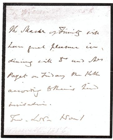 (William, 1794-1866, Master of Trinity College, Cambridge, Philosopher & Historian of Science) — Sophie Dupré Autographs