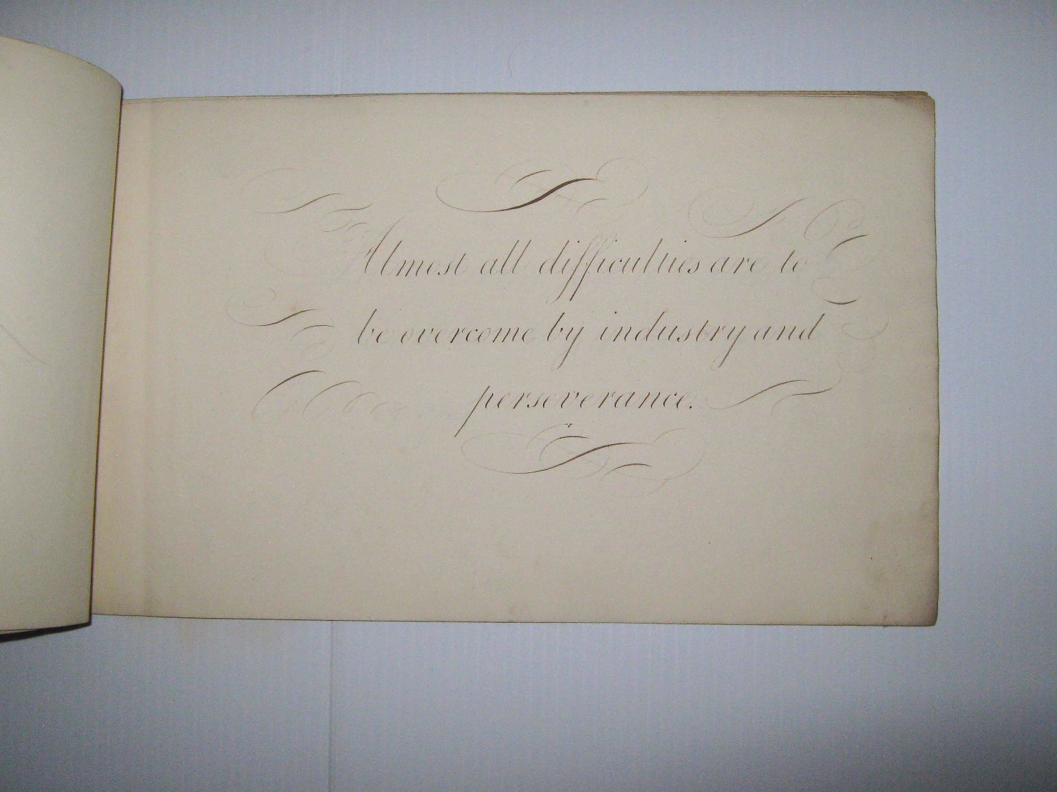 CALLIGRAPHIC MANUSCRIPT, CIRCA 1825 image 3