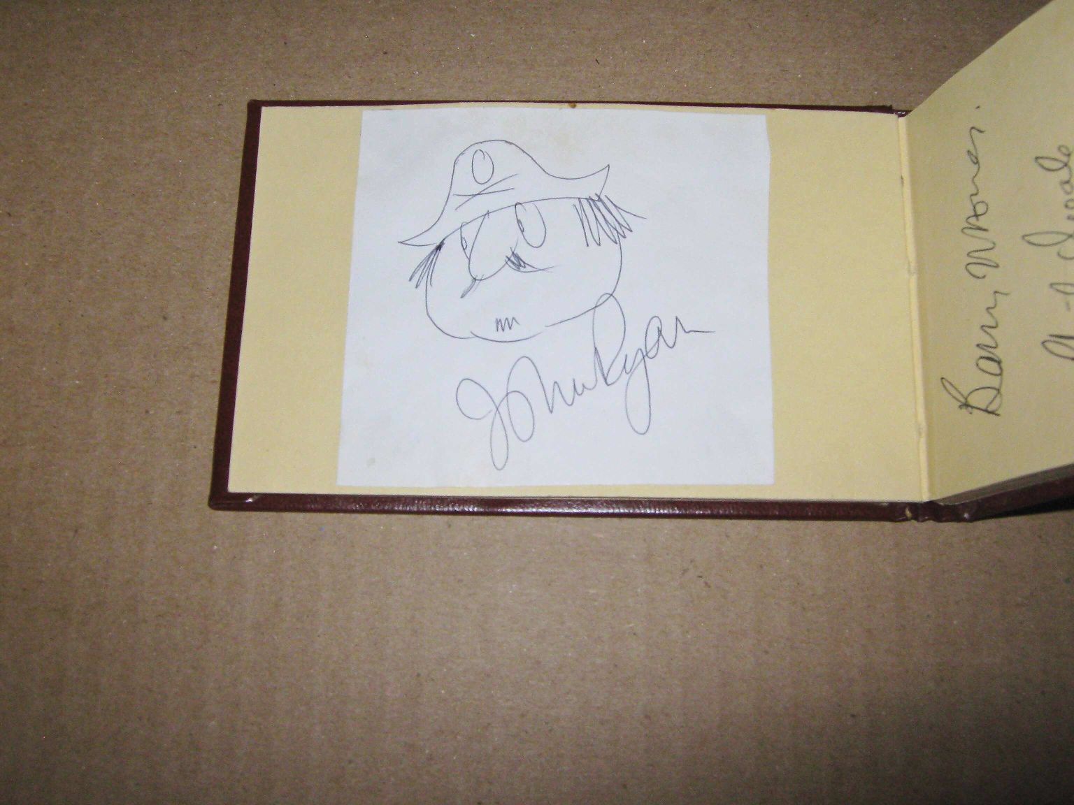 (John, 1921-2009, Cartoonist) — Sophie Dupré Autographs