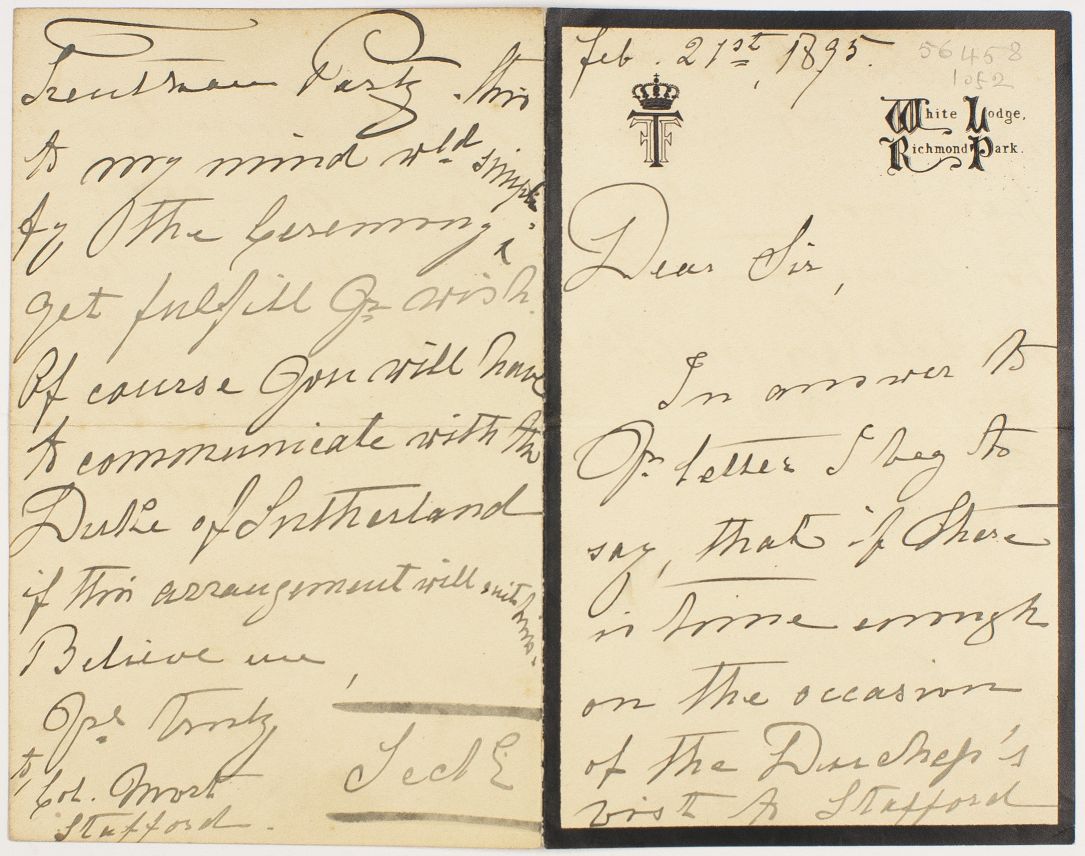 (Francis Paul, 1st Duke of, 1837-1900, Father of Queen Mary) — Sophie Dupré Autographs