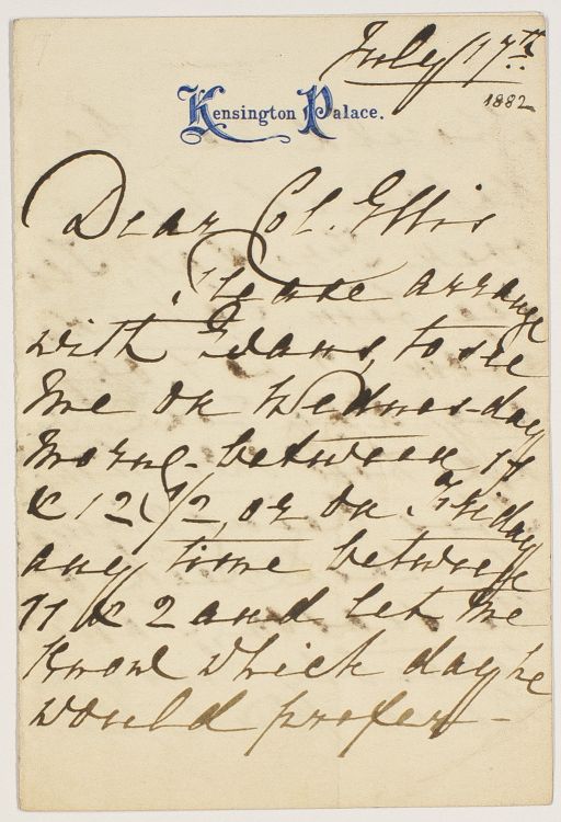 (Duchess of Teck, 1833-1897, Queen Mary's Mother) — Sophie Dupré Autographs