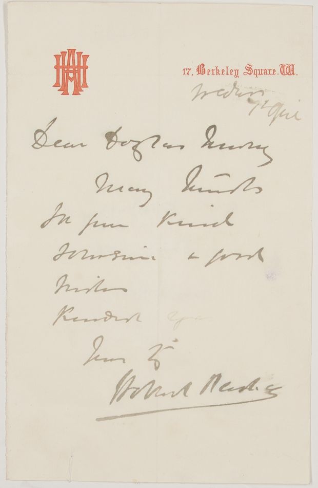 (Hon Augustus Charles Hobart-Hampden, 1822-1886, Admiral in the Turkish Service) — Sophie Dupré Autographs