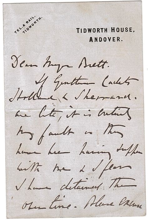 (Sir Charles Edmond Knox, 1846-1938, Lieutenant-General) — Sophie Dupré Autographs