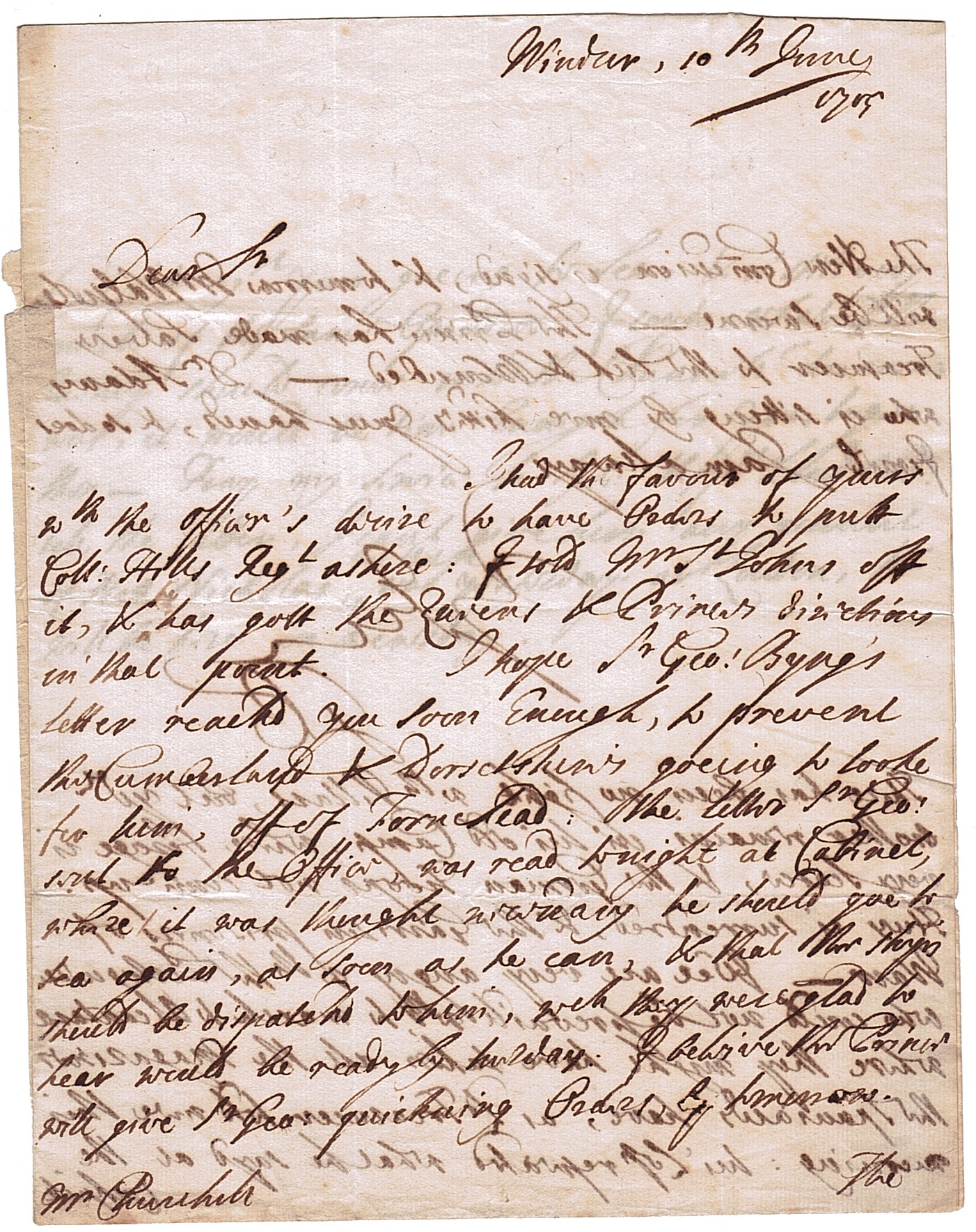 (George, 1661-1736, Lawyer, Secretary at War, 1689-1702, Joint Secretary to the Lord High Admiral, 1702-1705, M.P. for Oxford, Architect & Bibliophile) — Sophie Dupré Autographs