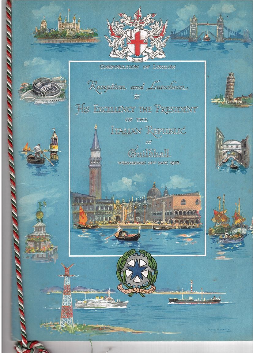 (Giovanni, 1887-1978, President of Italy, 1955-1962)] — Sophie Dupré Autographs