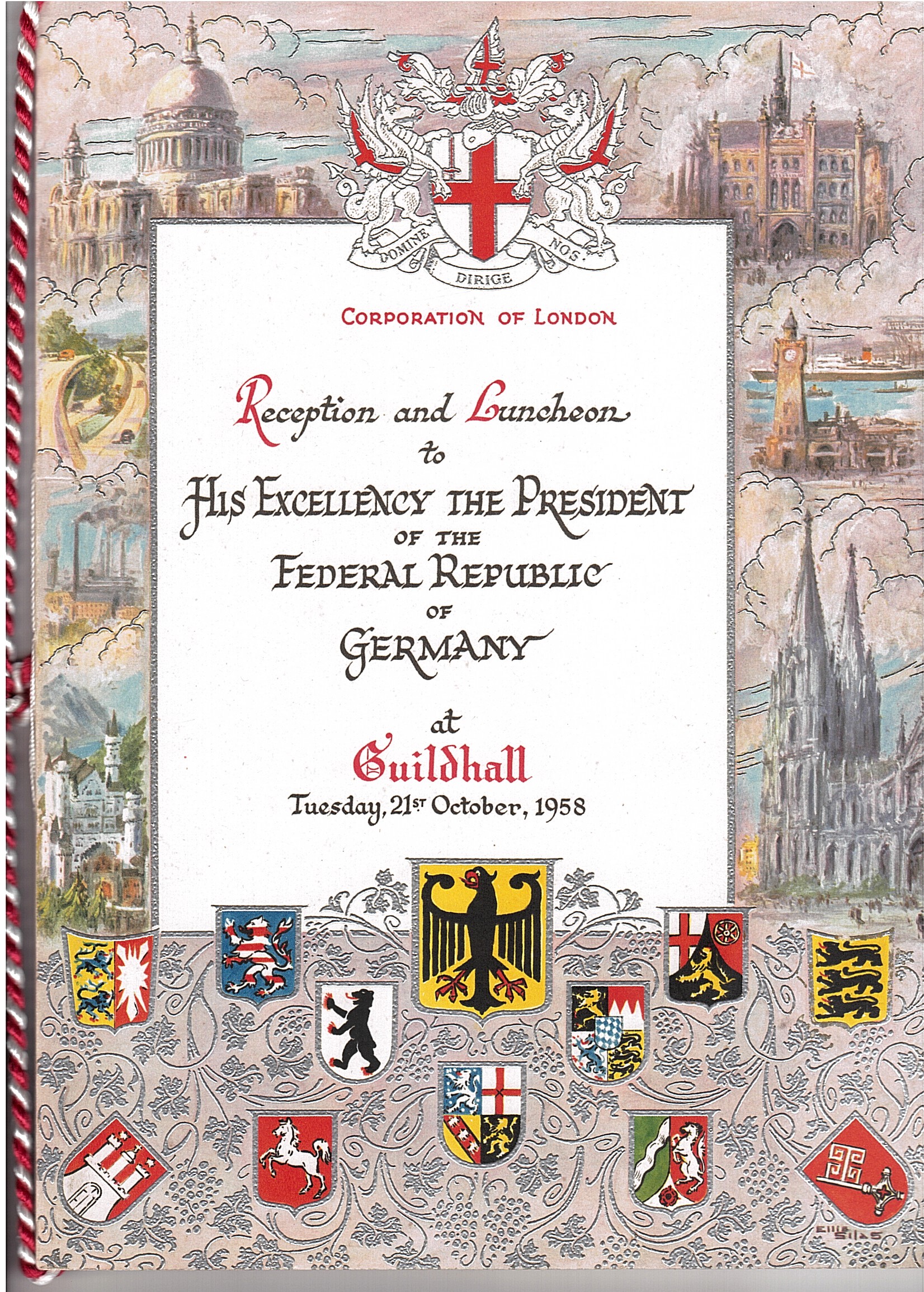 (Theodor, 1884-1963, President of the Federal Republic of Germany, 1949-1959)] — Sophie Dupré Autographs