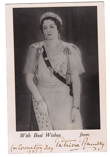 (Princess of Connaught, 1886-1974, Lady Patricia Ramsay, daughter of Prince Arthur of Connaught) — Sophie Dupré Autographs