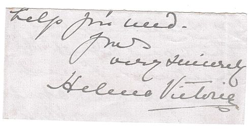 (1870-1948, Princess of Schleswig Holstein, daughter of Prince & Princess Christian, granddaughter of Queen Victoria) — Sophie Dupré Autographs