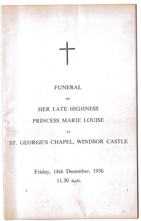 (1872-1956, Princess, Lady President of the Order of Mercy, Daughter of Princess Helena and Prince Christian of Schleswig Holstein, Grand-daughter of Queen Victoria)] — Sophie Dupré Autographs
