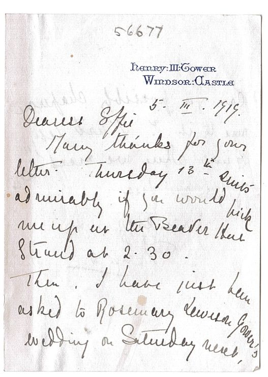 (Princess, Countess of Athlone, 1883-1981, Daughter of Leopold, Duke of Albany, Grand-daughter of Queen Victoria, wife of Prince Alexander of Teck, Queen Mary's brother) — Sophie Dupré Autographs