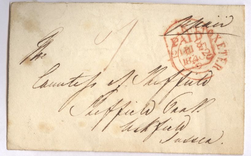 (of Saxe-Meiningen, 1792-1849, Queen of William IV, Adelaide, Australia is named after her) — Sophie Dupré Autographs