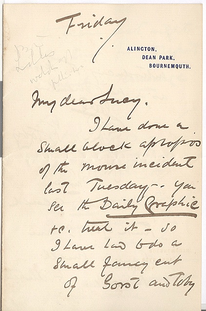 (Harry, 1854-1925, Caricaturist for 'Punch' 1880-1894) — Sophie Dupré Autographs