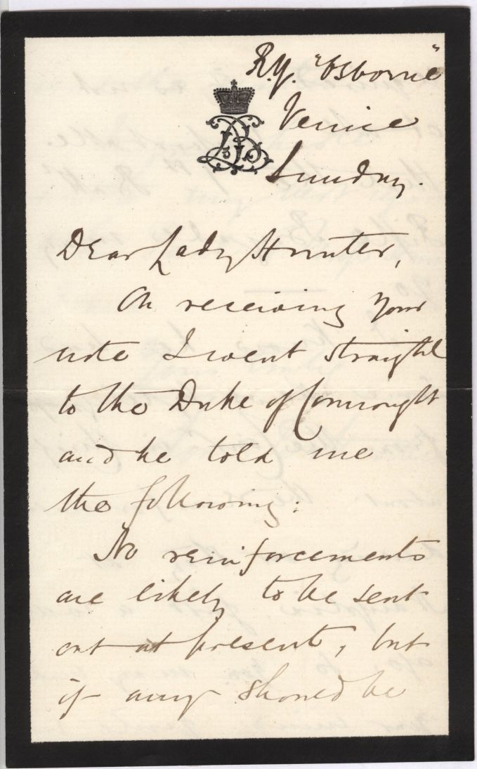(Prince Louis, 1854-1921, 1st Marquess of Milford Haven, Admiral, assumed the surname Mountbatten in 1917) — Sophie Dupré Autographs