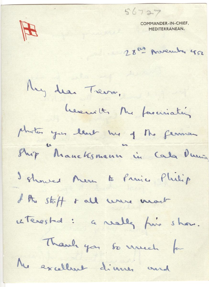 (Earl Louis, of Burma, 1900-1979, Admiral of the Fleet, Victoria's Great Grandson, last Viceroy of India) — Sophie Dupré Autographs