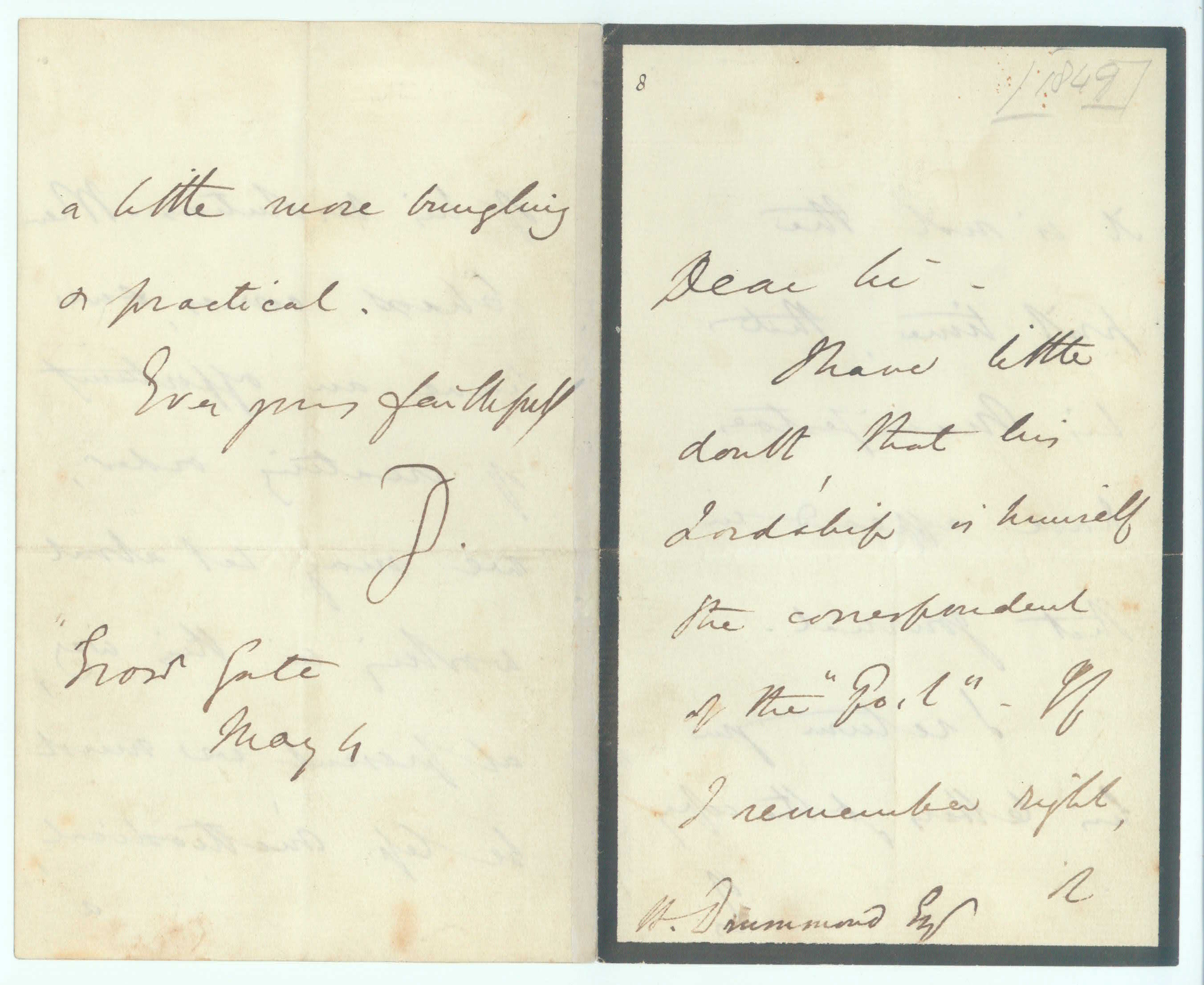 (Benjamin, Earl of Beaconsfield, 1804-1881, Prime Minister and Novelist) — Sophie Dupré Autographs
