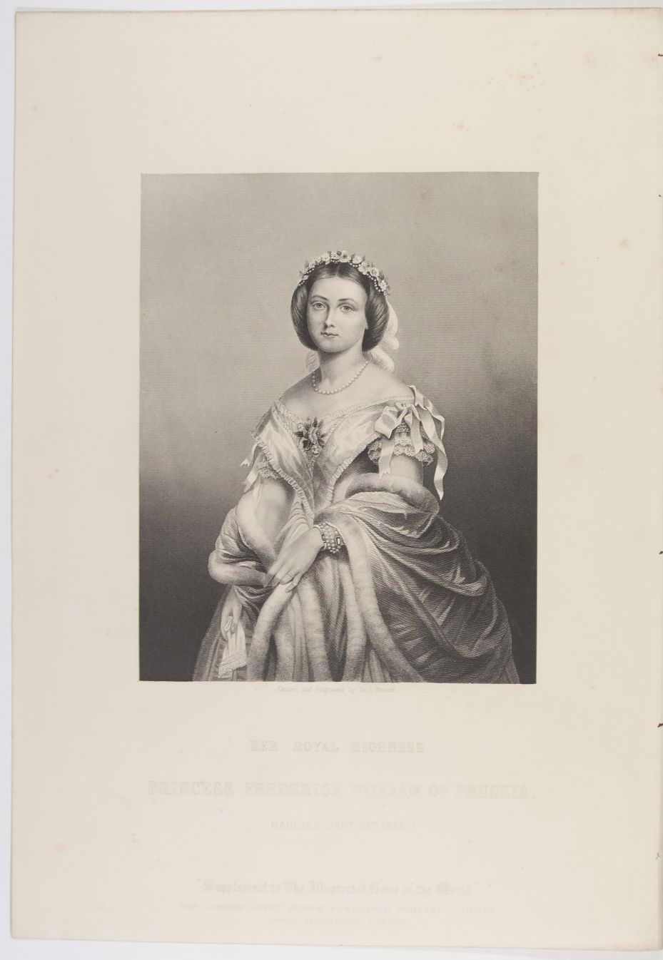(1840-1901, Empress Frederick of Germany, eldest child of Queen Victoria) & Emperor FREDERICK III (1830-1888)] — Sophie Dupré Autographs