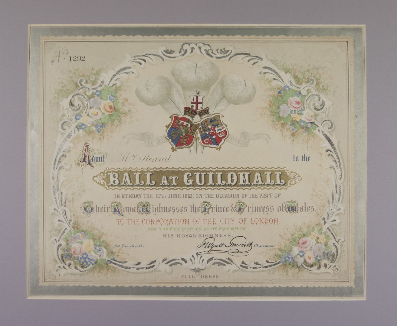 (1841-1910, King of Great Britain) & ALEXANDRA (of Denmark, 1844-1925, his Queen)] — Sophie Dupré Autographs