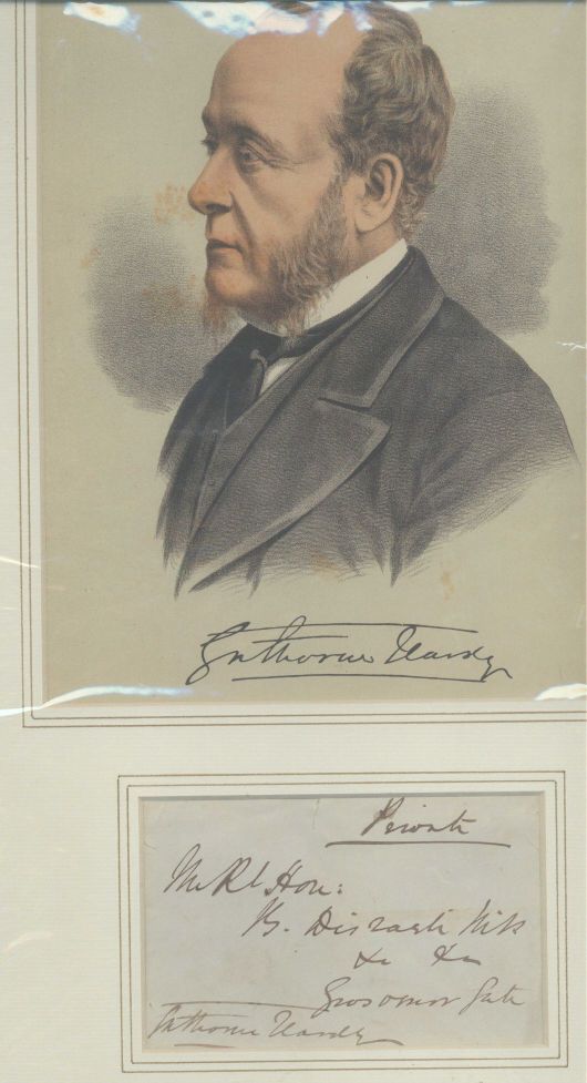 (Earl of Cranbrook, 1814-1906, Statesman) — Sophie Dupré Autographs
